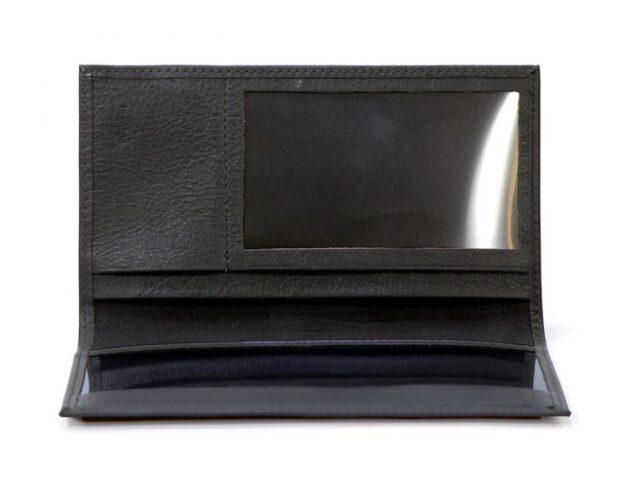 La Guêpe - Petite Maroquinerie - Porte-chéquier en cuir - noir - 419