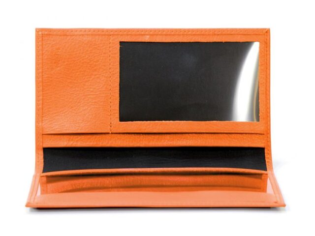 La Guêpe - Petite Maroquinerie - Porte-chéquier en cuir - orange - 419