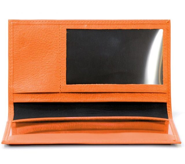 La Guêpe - Petite Maroquinerie - Porte-chéquier en cuir - orange - 419