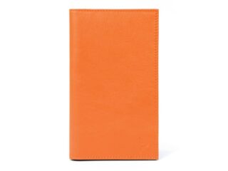 Porte-chéquier en cuir – orange – 419 par la marque La Guêpe La Guêpe - Porte-chéquier en cuir – orange – 419
