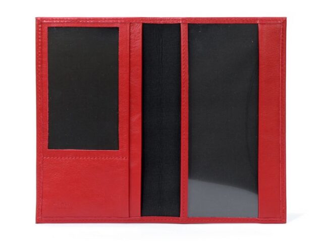 La Guêpe - Petite Maroquinerie - Porte-chéquier en cuir - rouge - 419