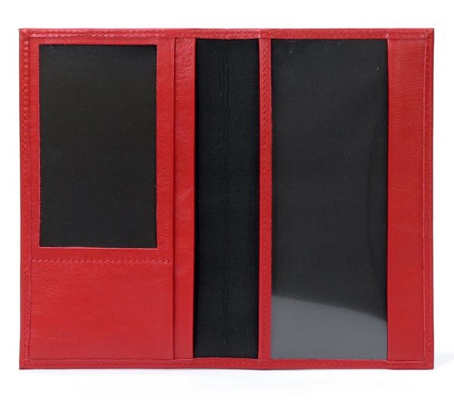 La Guêpe - Petite Maroquinerie - Porte-chéquier en cuir - rouge - 419