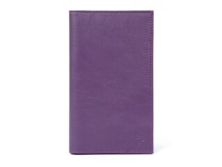 La Guêpe - Porte-chéquier en cuir  violet  419