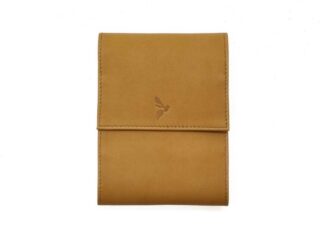 La Guêpe - Porte chéquier Luxe tout cuir Gold  talon latéral  PM-030-01