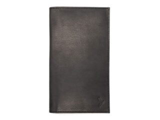 La Guêpe - Porte chéquier Luxe tout cuir noir, talon haut  PM-012-01