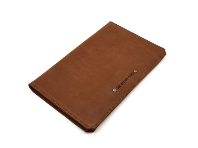 La Guêpe - Petite Maroquinerie - Porte chéquier portefeuille cuir fauve - 9225