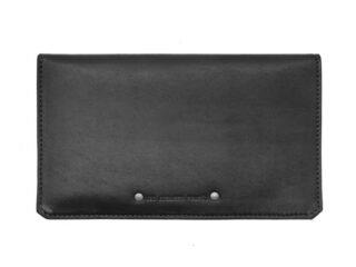 La Guêpe - Porte chéquier portefeuille cuir noir  9225