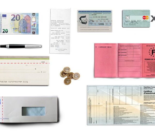 La Guêpe - Petite Maroquinerie - Porte-chéquier Professionnel en cuir - gold - 289