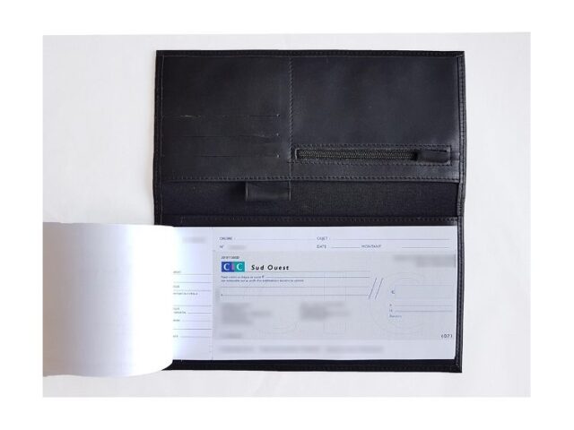 La Guêpe - Petite Maroquinerie - Porte-chéquier Professionnel en cuir - gold - 289