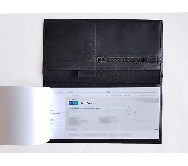 La Guêpe - Petite Maroquinerie - Porte-chéquier Professionnel en cuir - gold - 289