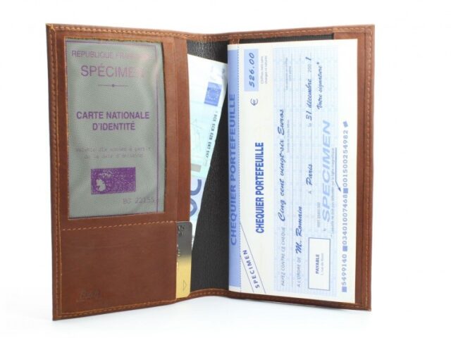 La Guêpe - Petite Maroquinerie - Porte-chéquier en cuir - gold - 419