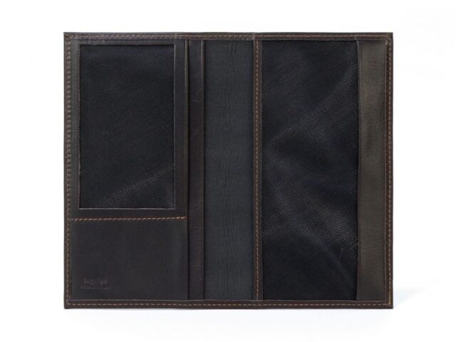 La Guêpe - Petite Maroquinerie - Porte-chéquier en cuir - marron - 419