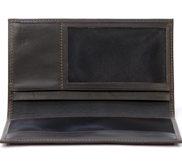 La Guêpe - Petite Maroquinerie - Porte-chéquier en cuir - marron - 419
