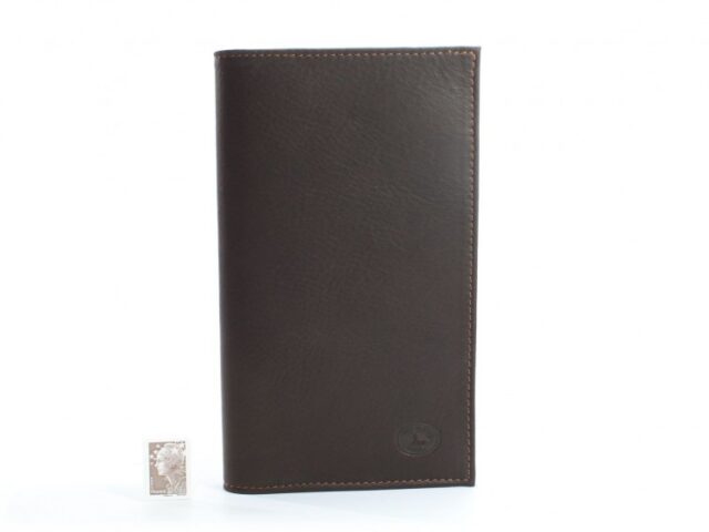 La Guêpe - Petite Maroquinerie - Porte-chéquier en cuir - marron - 419