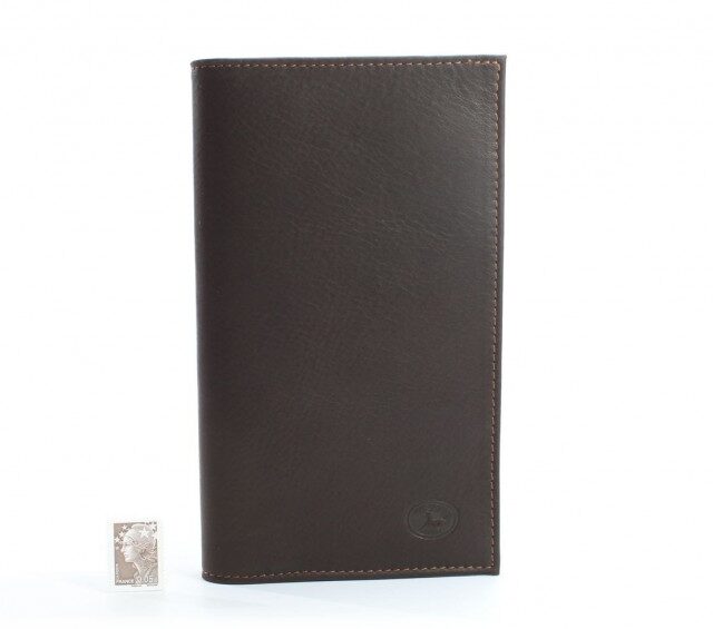 La Guêpe - Petite Maroquinerie - Porte-chéquier en cuir - marron - 419