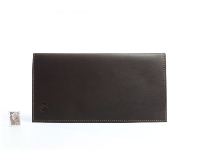 La Guêpe - Petite Maroquinerie - Porte-chéquier Professionnel en cuir - marron - 289