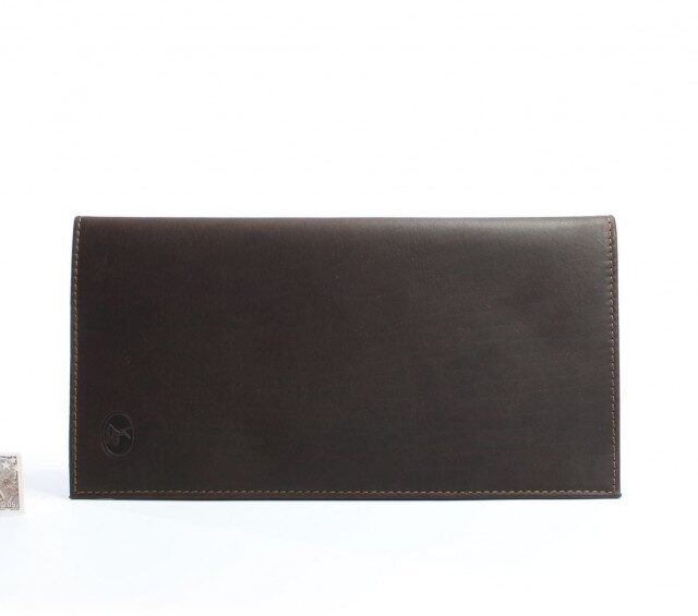 La Guêpe - Petite Maroquinerie - Porte-chéquier Professionnel en cuir - marron - 289