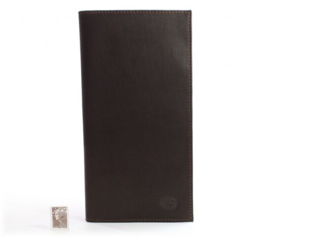 La Guêpe - Petite Maroquinerie - Porte-chéquier Professionnel en cuir - marron - 289