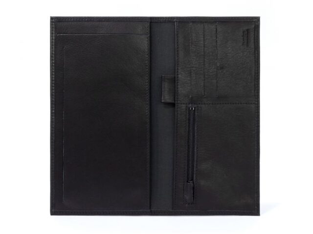 La Guêpe - Petite Maroquinerie - Porte-chéquier Professionnel en cuir - noir - 289