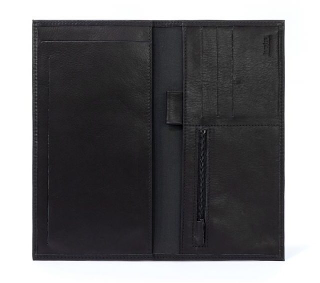 La Guêpe - Petite Maroquinerie - Porte-chéquier Professionnel en cuir - noir - 289