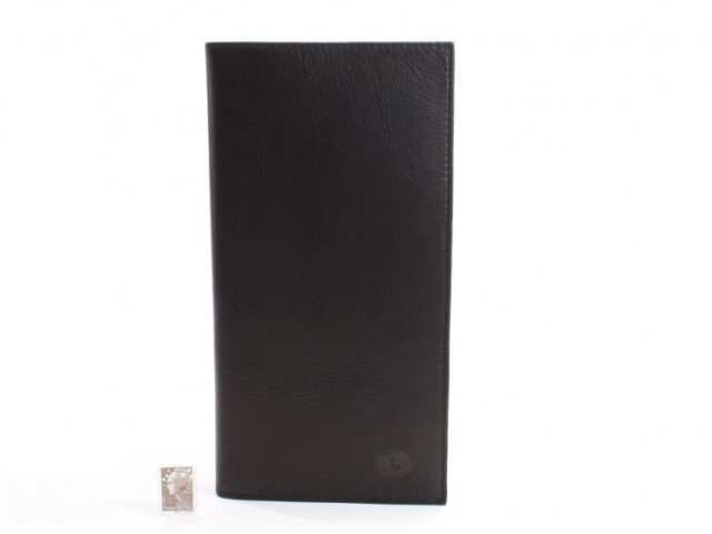 La Guêpe - Petite Maroquinerie - Porte-chéquier Professionnel en cuir - noir - 289