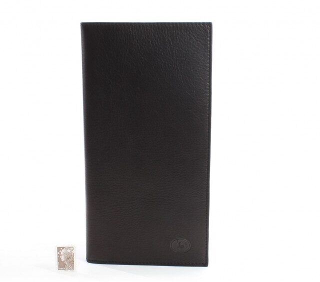 La Guêpe - Petite Maroquinerie - Porte-chéquier Professionnel en cuir - noir - 289