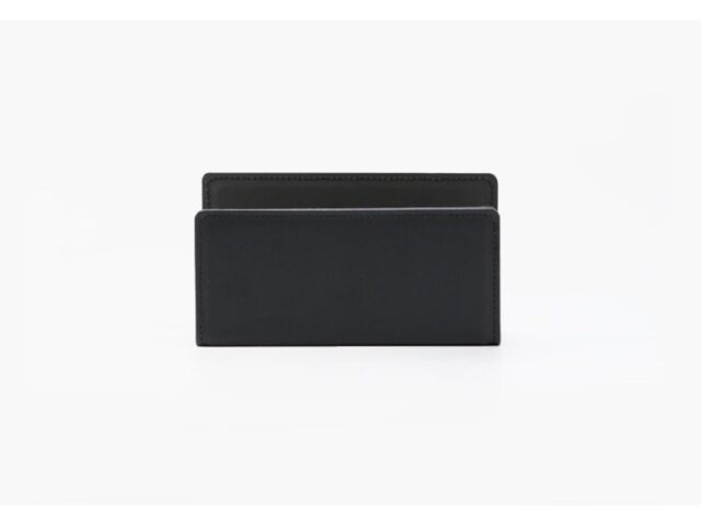 Lavoisier Maroquinier - Porte lettres en cuir noir