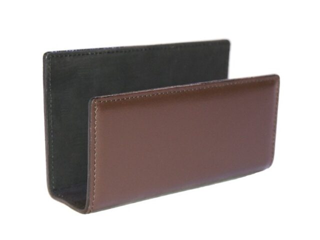 Lavoisier Maroquinier - Porte lettres en cuir noir