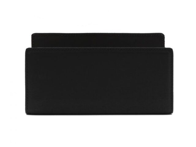 Lavoisier Maroquinier - Porte lettres en cuir noir