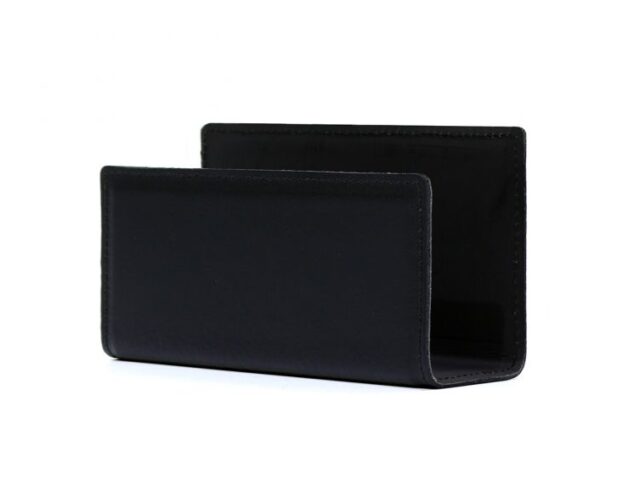 Lavoisier Maroquinier - Porte lettres en cuir noir