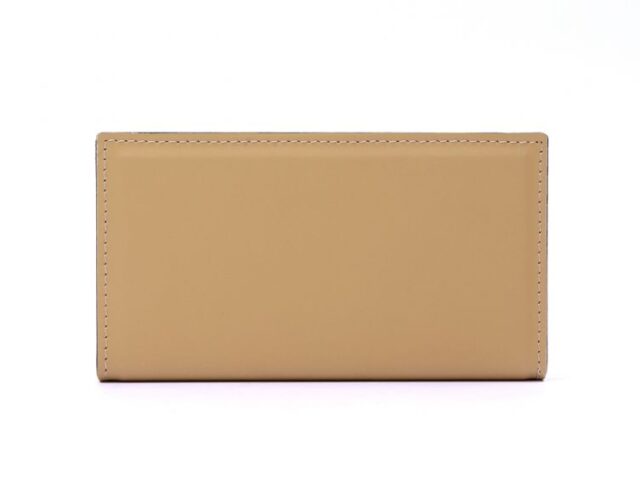Lavoisier Maroquinier - Porte lettres en cuir beige cafe latte
