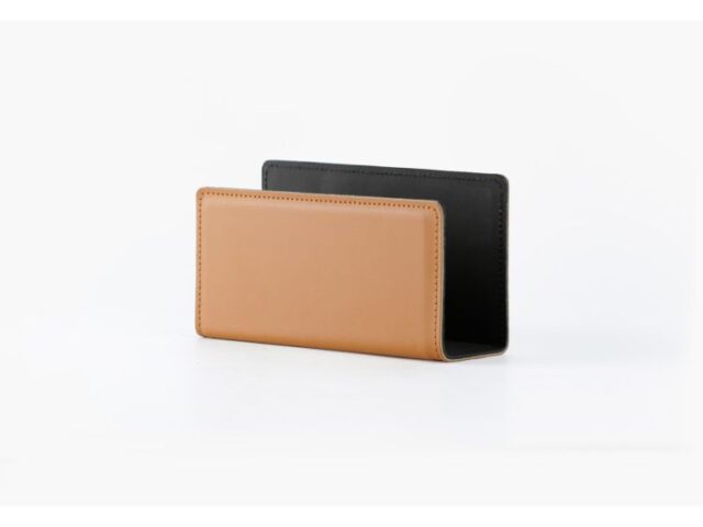 Lavoisier Maroquinier - Porte lettres en cuir gold