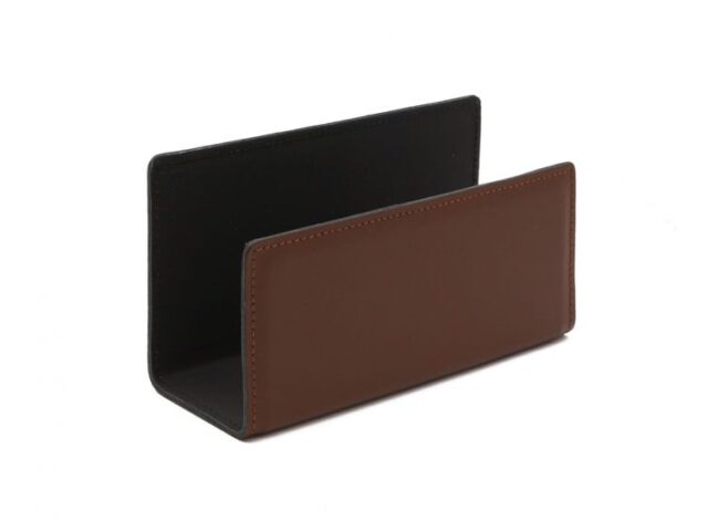 LAVOISIER Maroquinier - Porte lettres en cuir marron