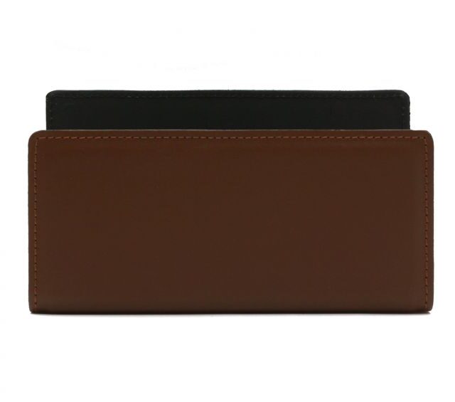 Lavoisier Maroquinier - Porte lettres en cuir marron