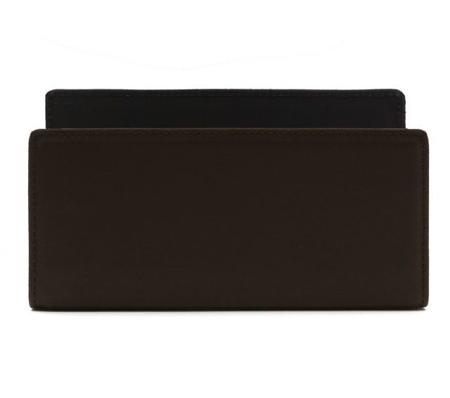 Lavoisier Maroquinier - Porte lettres en cuir marron foncé