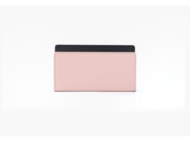 Lavoisier Maroquinier - Porte lettres en cuir rose