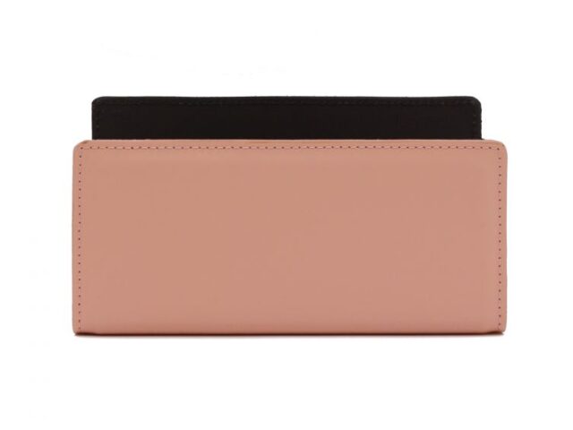 Lavoisier Maroquinier - Porte lettres en cuir rose