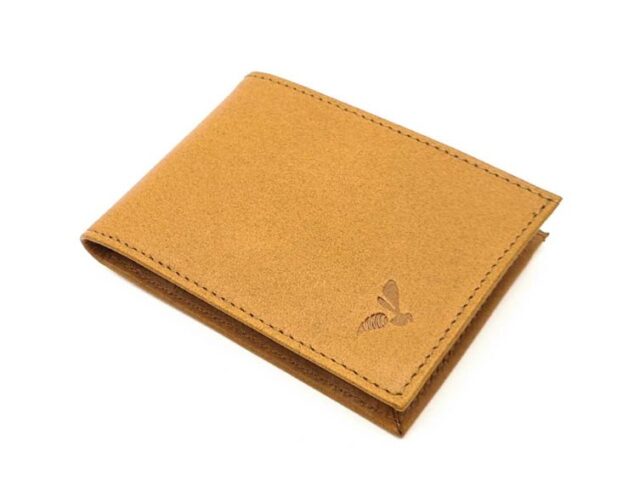 La Guêpe - Petite Maroquinerie - Porte monnaie à l'italienne "Luxe" 3 volets tout cuir gold - PM-036-01