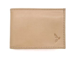 La Guêpe - Porte monnaie à litalienne Luxe 3 volets tout cuir nude  PM-036-01