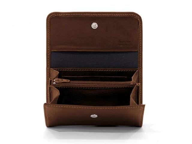 La Guêpe - Petite Maroquinerie - Porte-monnaie à rabat en cuir gold - 004