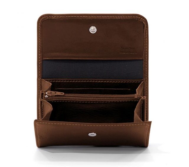 La Guêpe - Petite Maroquinerie - Porte-monnaie à rabat en cuir gold - 004