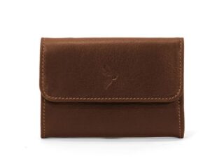 La Guêpe - Porte-monnaie à rabat en cuir gold – 004
