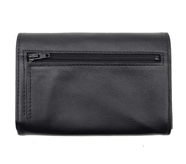 La Guêpe - Petite Maroquinerie - Porte-monnaie à rabat et fermoir