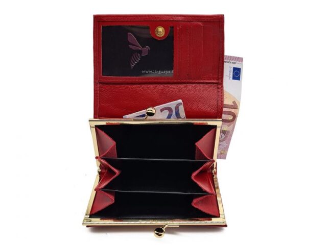 La Guêpe - Petite Maroquinerie - Porte-monnaie à rabat et fermoir