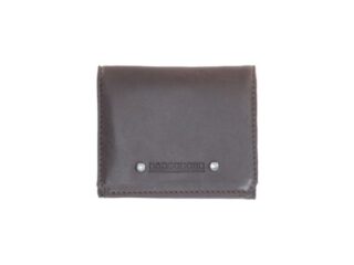 LAVOISIER Maroquinier - Porte monnaie Baroudeur en cuir marron foncé  9147