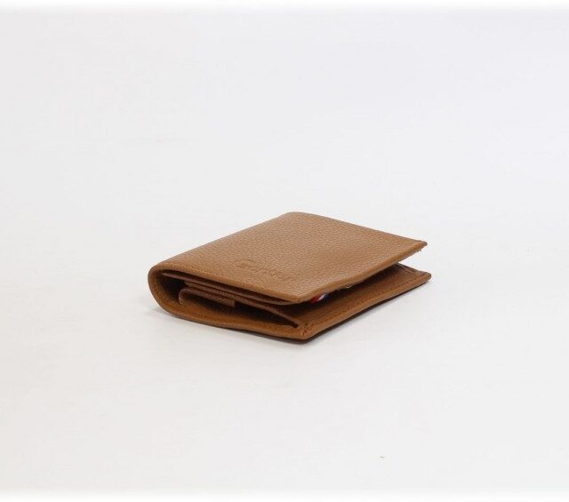 La Guêpe - Petite Maroquinerie - Porte-monnaie carré en cuir gold - 133