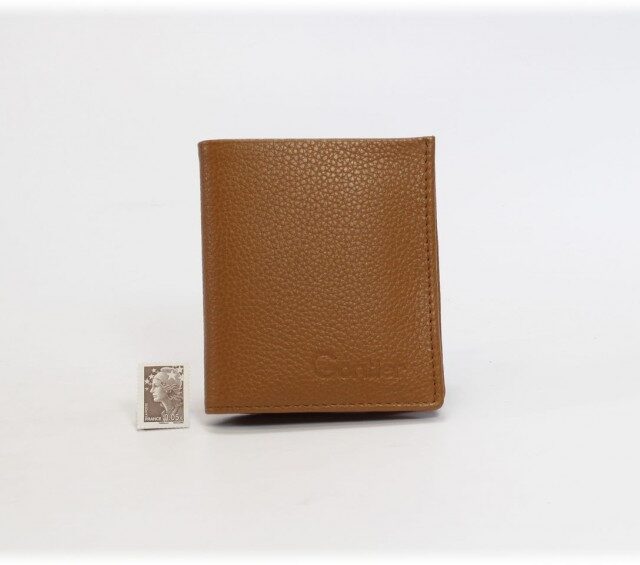 La Guêpe - Petite Maroquinerie - Porte-monnaie carré en cuir gold - 133