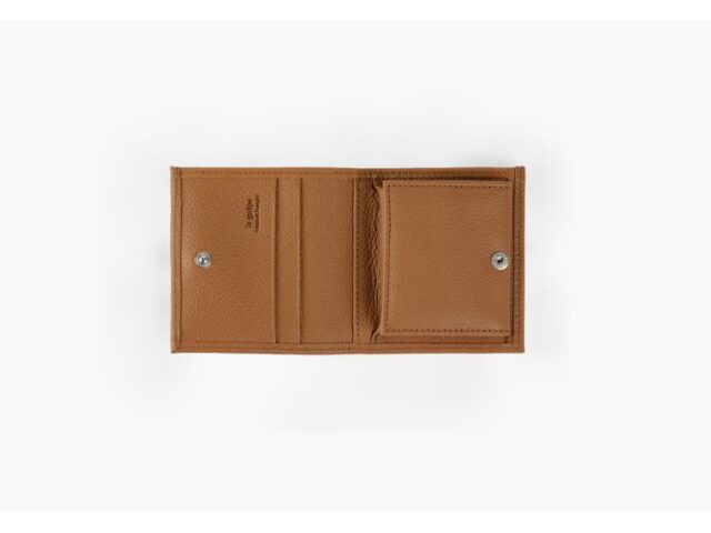 La Guêpe - Petite Maroquinerie - Porte-monnaie carré en cuir gold - 367