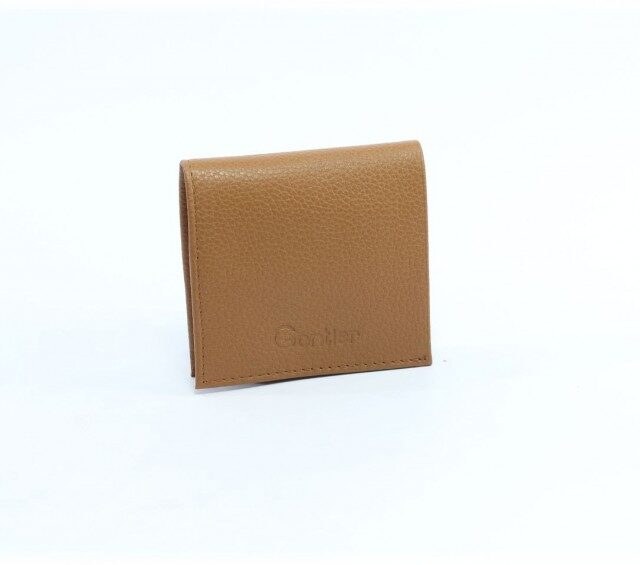 La Guêpe - Petite Maroquinerie - Porte-monnaie carré en cuir gold - 367