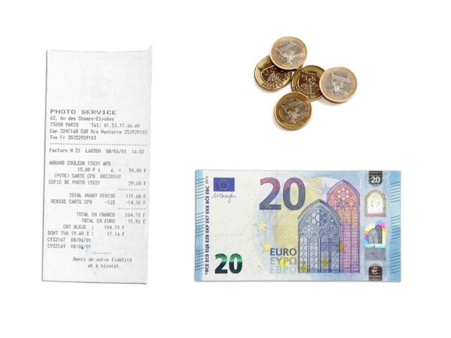 La Guêpe - Petite Maroquinerie - Porte-monnaie demi-lune en cuir gris - 897